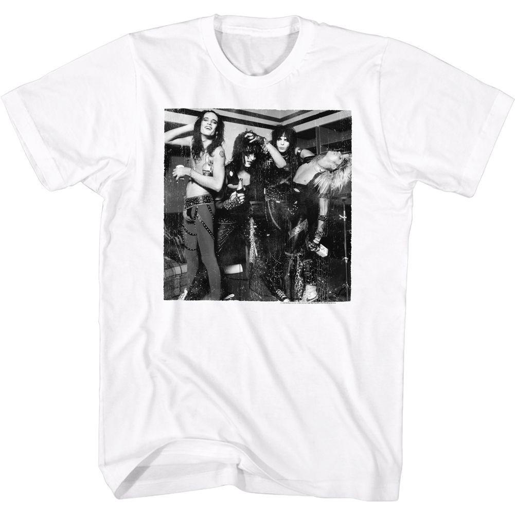 Motley Crue Bandw Band Pic Music Shirt S