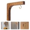 Holz Pflanzenaufhänger Wandhaken Pflanzenregal Mehrzweckhaken Aufbewahrung für Zuhause Hängeregal Zimmerpflanzenständer Boho Deko