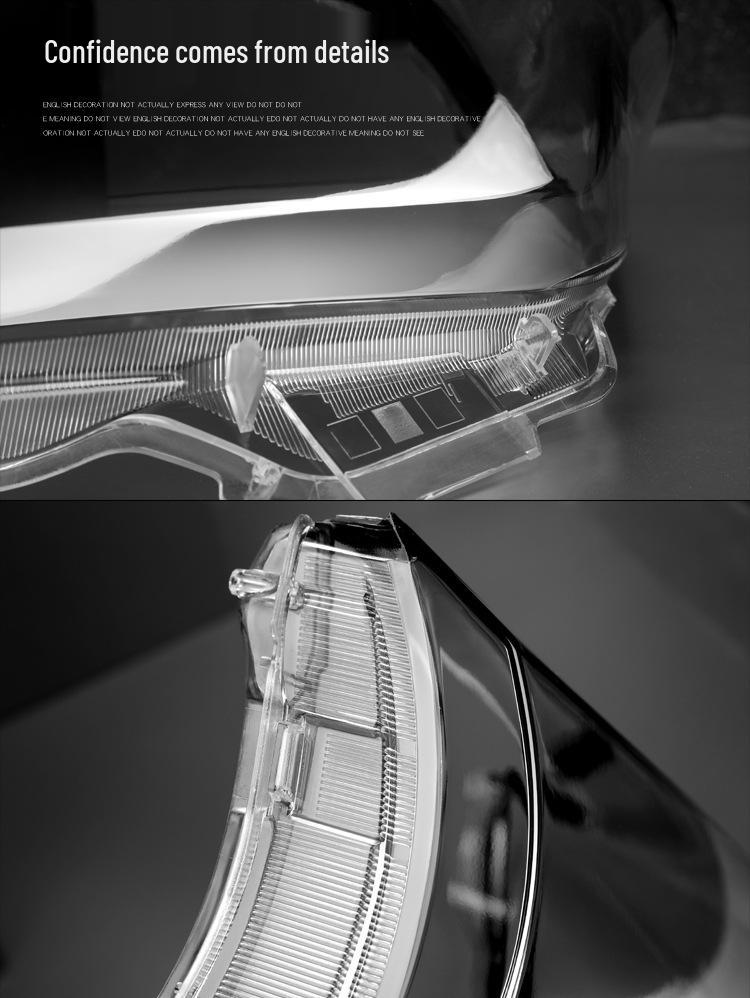 Headlight Lens Cover for 07-15 Toyota Land Cruiser LC200