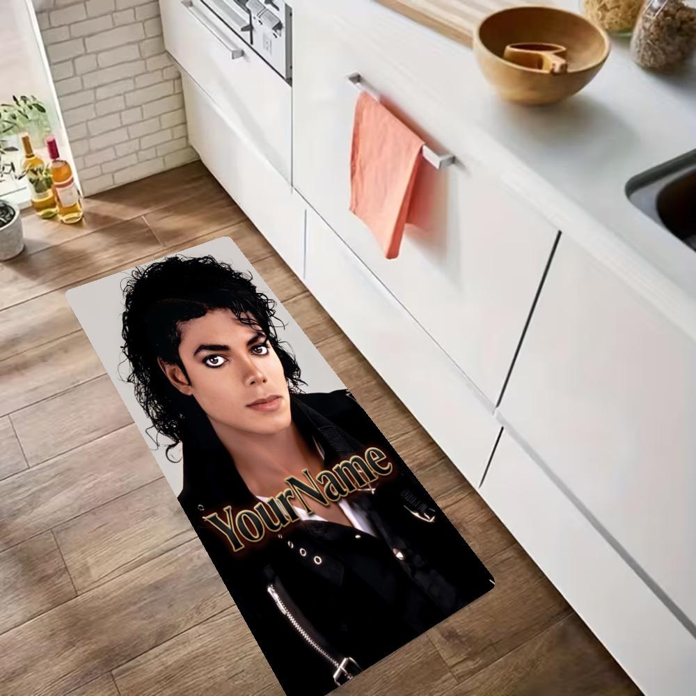 Michael Jackson Customize Your Name Kitchen Rug Runner Rug Laundry Mat Hallway Entryway The Best Gift Choice