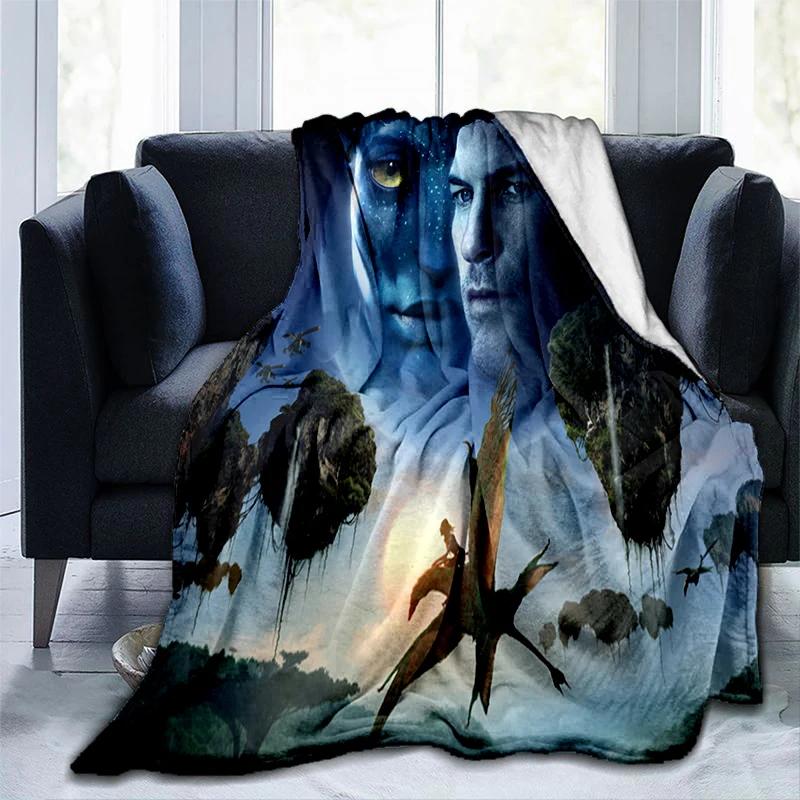 Avatar Film Gedruckte Weiche Warme Decke für Wohnzimmer Schlafzimmer Bett Sofa Couch Büro Geschenke Flanell Überwurfdecken