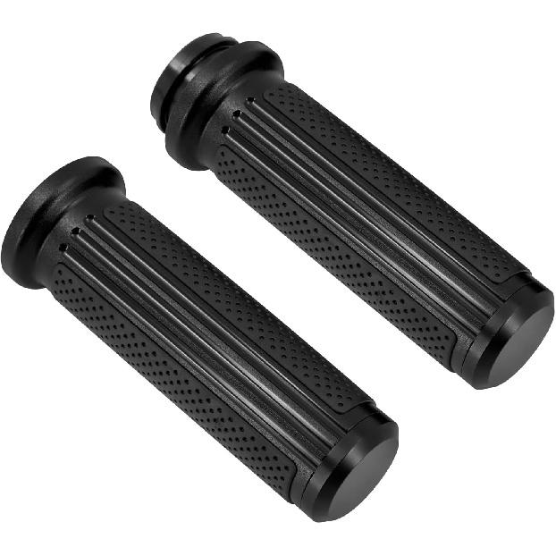 HDBUBALUS 1" Electronic Throttle Defiance Handlebar Grips 25mm Hand Grips Fit for Harley Touring Street Glide Road King Road Glide Electra Glide