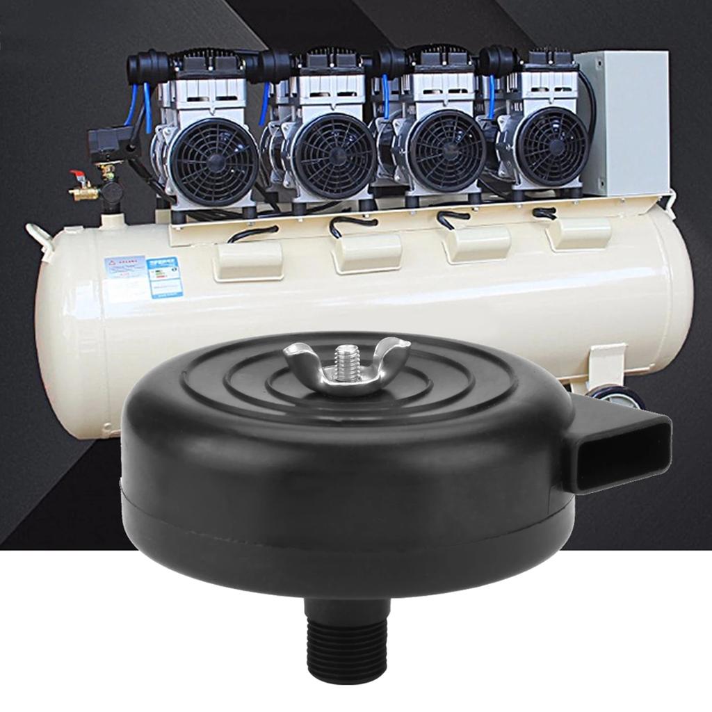 1/2pcs 16mm 3/8PT Plastic Male Thread Air Compressor Intake Filter Silencer Muffler New Industrial Equipment