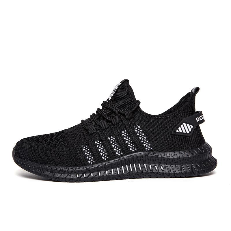 Fashion Brand Men Sneakers Lace-up Mesh Men Casual Shoes Fashion Lightweight Walking Shoes Comfortable Men Running Shoes Tenis Masculino