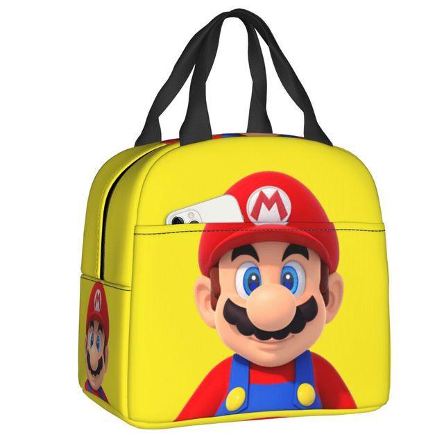 Mario Super Mario Lunch Bag Elementary School Student Insulated Lunch Box Handheld Meal Bag Ice Pack