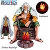15cm High One Piece Dark King Rayleigh Sitting Pose Pvc Anime Figure Handicraft Wholesale