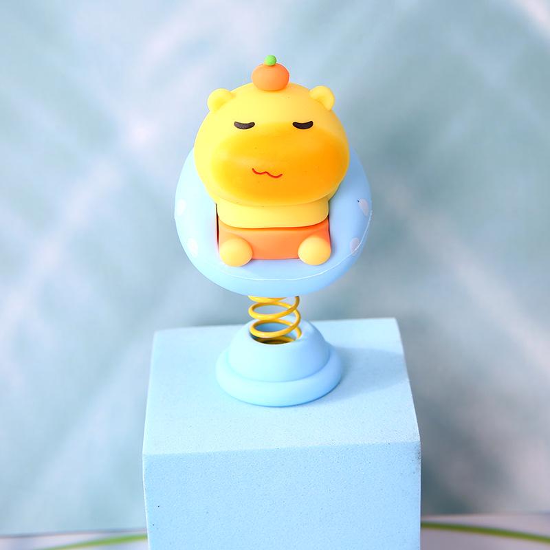 Adorable Cartoon Butter Bear Keychain Pendant: Cute Bag Charm & Couple Gift