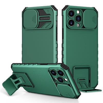 Custodia per fotocamera con obiettivo scorrevole antiurto per armatura per Iphone 14 Plus 14 13 12 11 Pro Max XS XR Custodia rigida per supporto per cavalletto