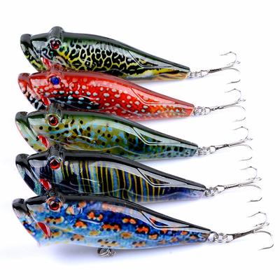 1 Peça Isca de Pesca Isca Dura 8cm/12.4g Isca Plástica Wobblers Swimbait Isca de Pesca