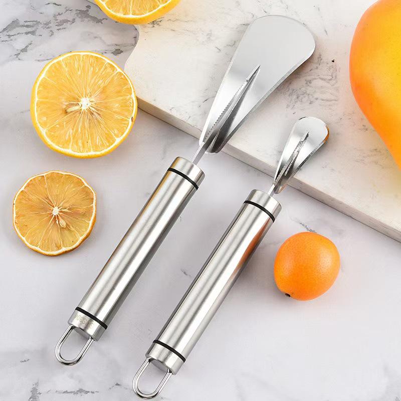 Fruit Peeler & Divider: Safe Orange and Pomelo Knife