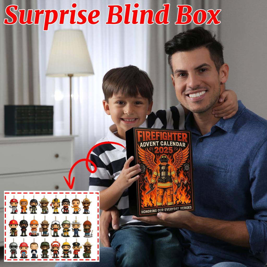 2D Plane Box 24 Double-sided Printing Pendants Advent Calendar Christmas Tree Pendants