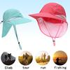 Outdoor Sports Sun Hat Quick-drying Bucket Hat With Wide Brim Neck Cover For Mountaineering Fishing