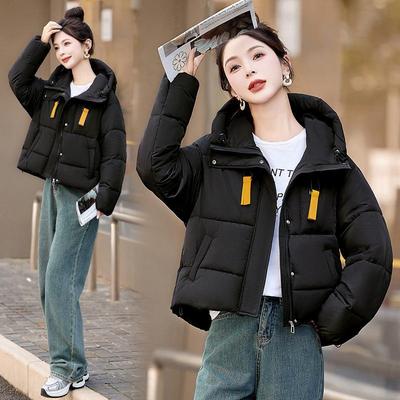 Fashion Hooded Down Cotton Jacket Women's Winter 2025 New Korean Version Loose Thickened Cotton Jacket Short Small Padded Jacket