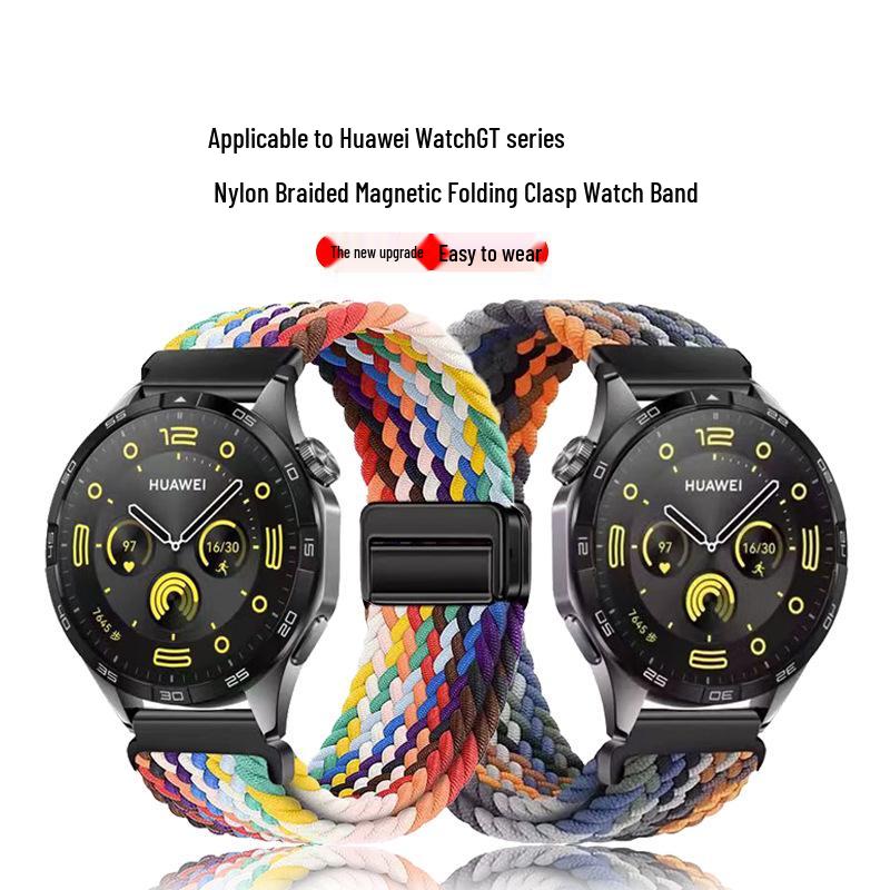 

Huawei Watch GT5 Nylon Magnetic Buckle Strap for GT 46MM 22mm Strap