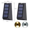 Decoration Solar wall lamp Led solar lights RGB Color Changing Waterproof Wall Lamp Solar Lighting For Walkway Fence Stairs