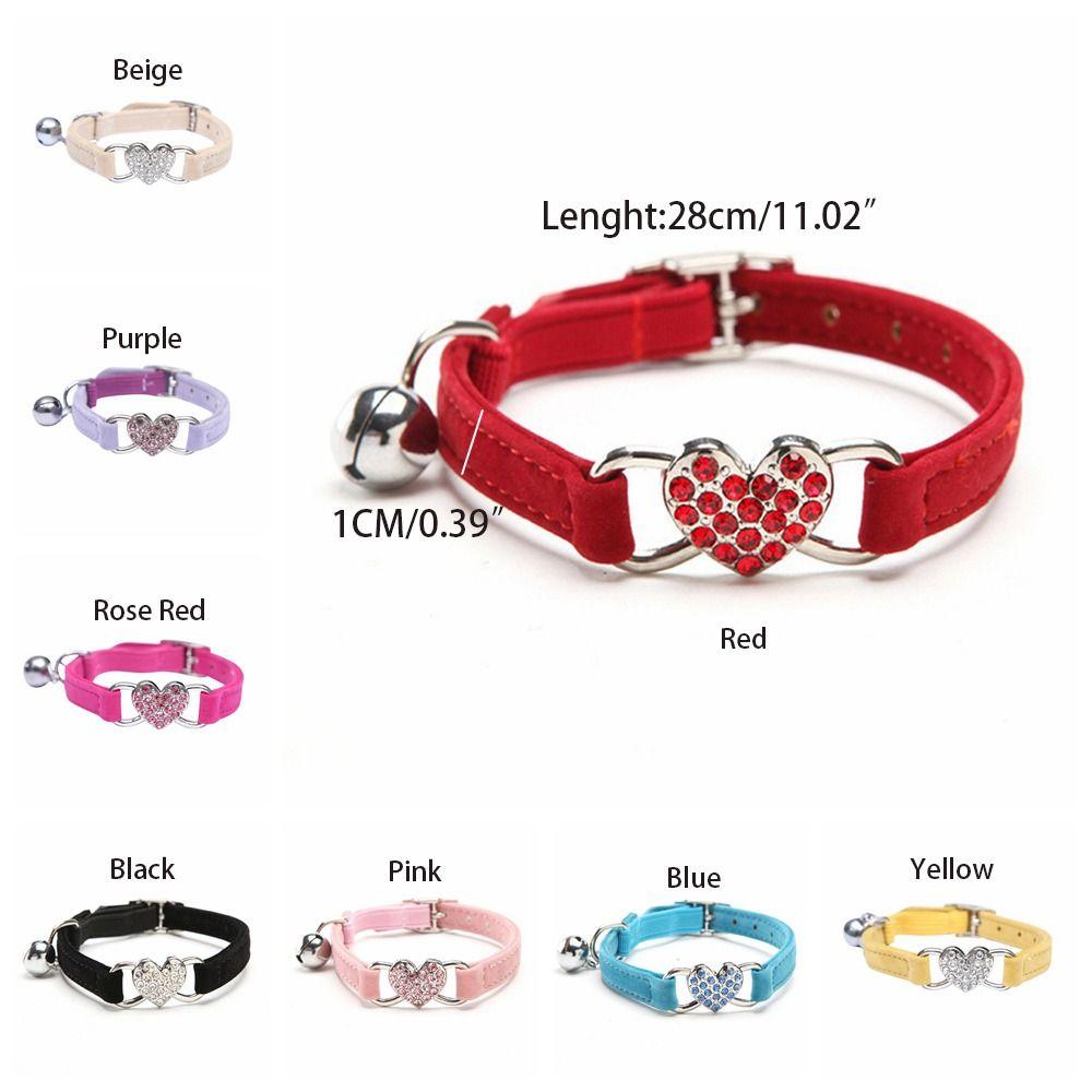 Elastic Adjustable Colored  Cat Collar Safety Dog Necklace  Dog Accessories