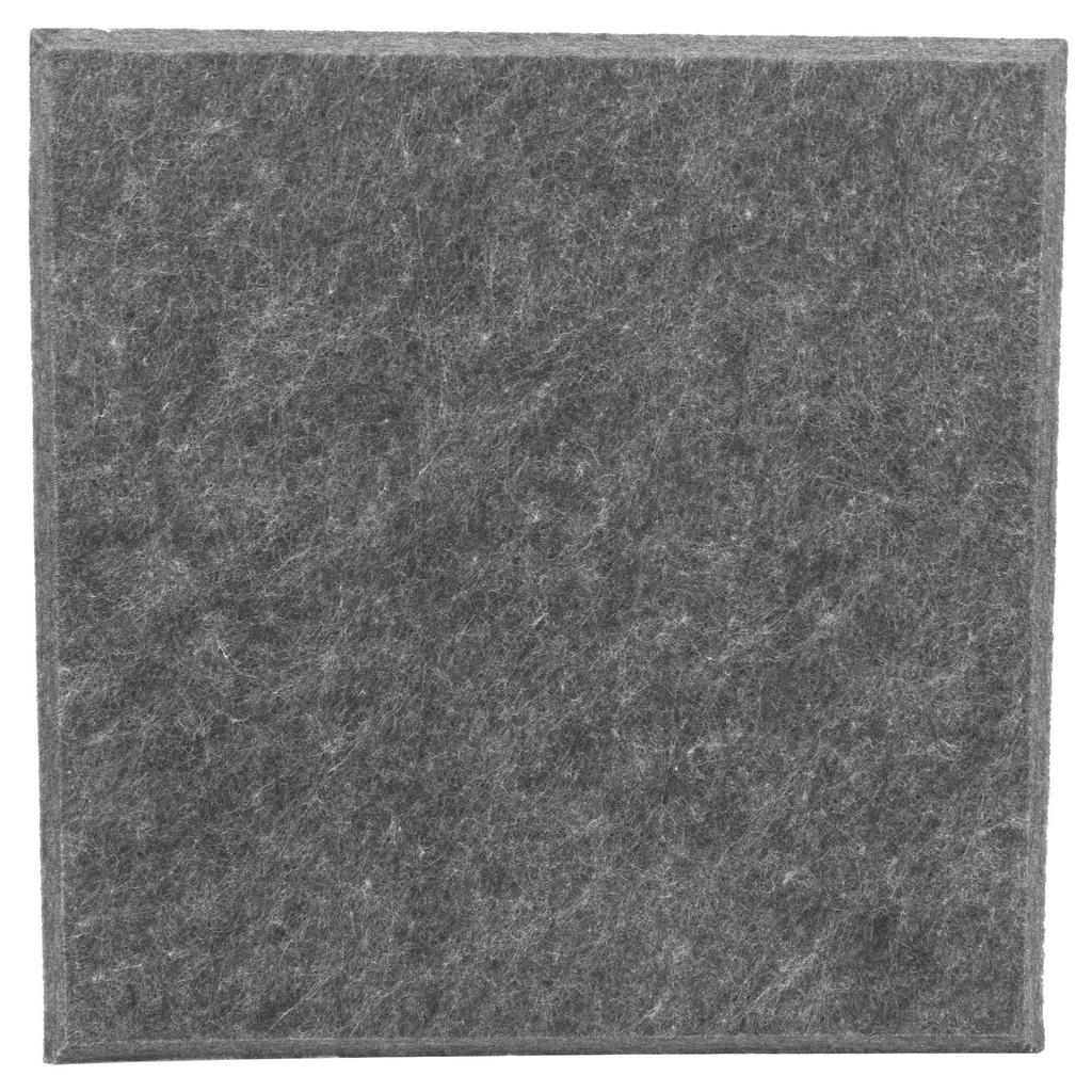 6Pcs SoundAbsorbing Board Acoustic Polyester Soundproof proof Silencer Panels(Gray )