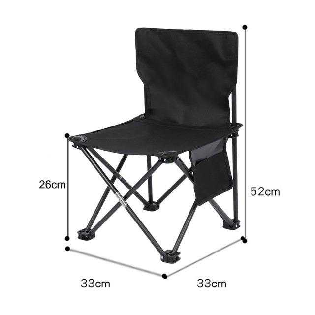 Travel Ultralight Folding Chair Strong Load Bearing Outdoor Camping Chair Portable Beach Chair Hiking Picnic Seat Tool