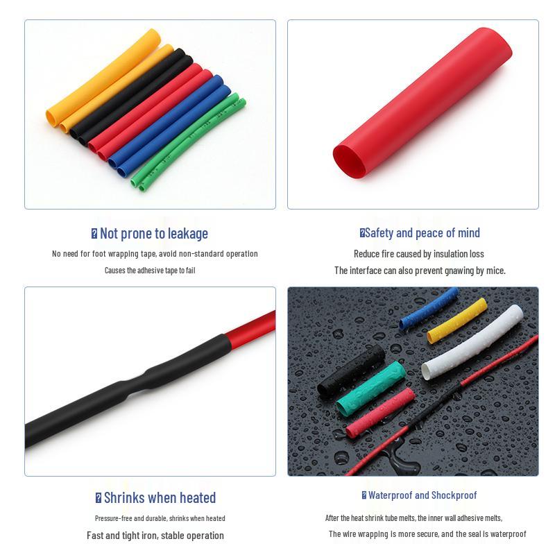 Insulated Waterproof Heat Shrink Wire Connector Terminal Sleeve