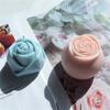 3D Rose Flower Candle Silicone Mold Aromatherapy Candle Making Handmade Soap Plaster Molds DIY Craft Home Decorations
