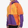 Nike Half-Zip Fleece Gespleißter Colorblock Hoodie Herren Tops Orange BV3767-886