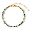 European American Cross-border Hot Sale New Bohemian Style Ball-Shaped Natural Stone Bead Bracelet Women's Jewelry Niche