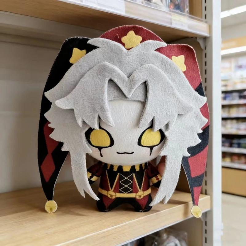 12Cm Funny Crying Style Circus Pierrot Harlequin Anime Plush Doll Stuffed Plushie Toy Soft Cute Cartoon Birthday Gift