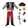 Halloween Pirate Costume Set for Party Performances