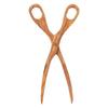 Arteinolivo Olive Wood Scissor Server (Scissor-Shaped Tongs)