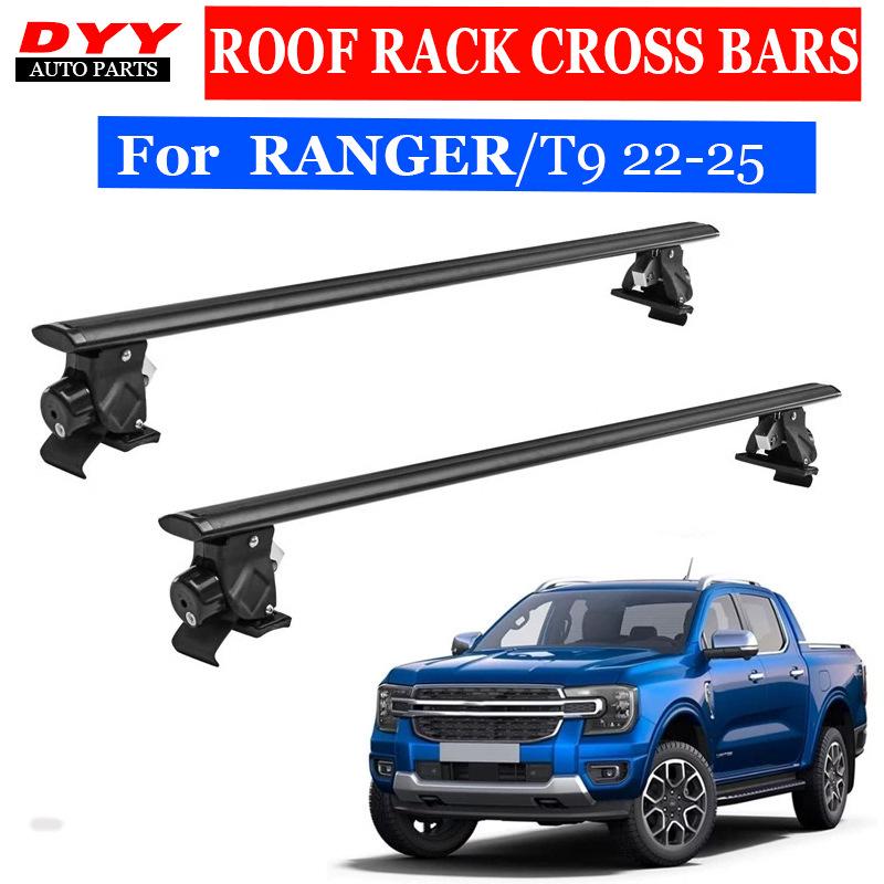 22-25 Ranger Luggage Rack Aluminum Alloy Crossbar: T9 Roof Rack Tiger Claw