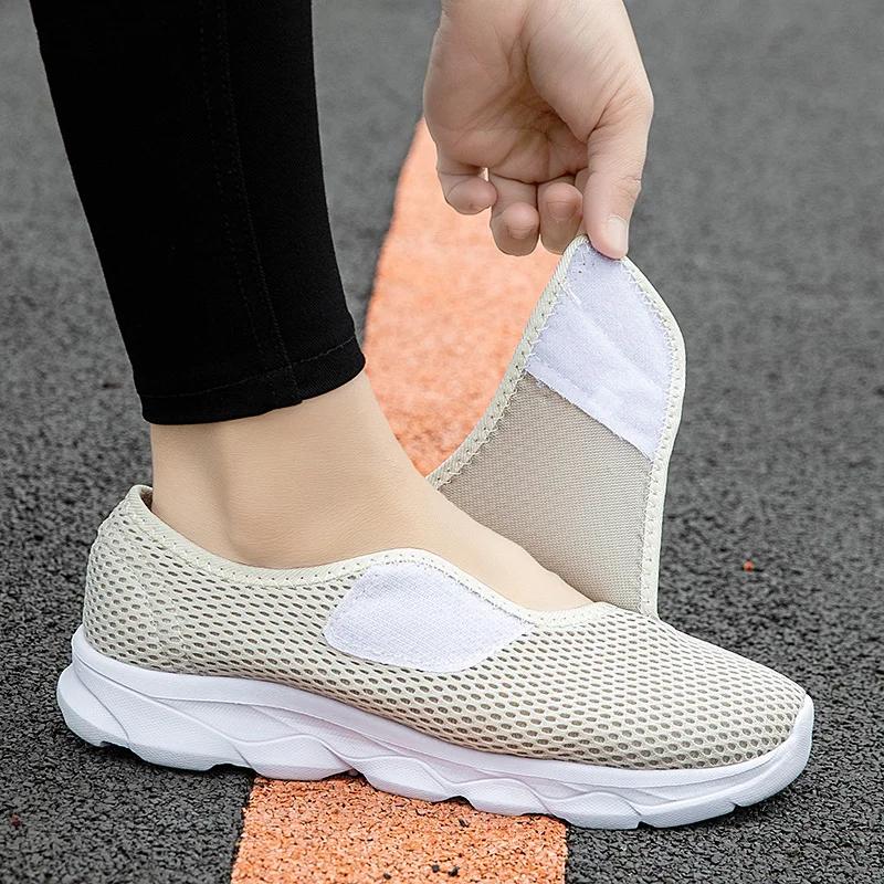 Popolari Scarpe Casual Unisex Ortopediche per Piedi Larghi e Gonfi Eversione dell'Alluce Regolabili Morbide Confortevoli Scarpe per Diabetici Scarpe da Passeggio