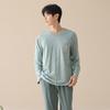 FenTeng Men's 100% Cotton Casual Pajama Set