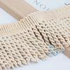 6Yards/Lot Silk Tassel Fringe Shiny Quality Lace Ribbon Trim 10CM Long Braid Tassel Rope Sewing Garment Shoes Bag Gold Fringes