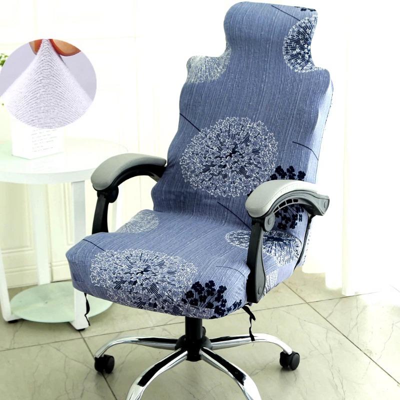 Office Chair Cover Rolling Desk Chair Cover Stretch Washable Computer Chair Slipcover Swivel  Armchair Computer Boss
