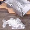 Nepřilnavá hliníková forma na rýžové koláčky ve tvaru ryby Tepelně odolná forma na pečení Formička na pudink Pudink