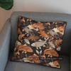 2D Colorful Koi Fish Pattern Decorative Pillow Cover Pattern Cushion Cover Suitable For Sofa Bedroom Car Pillow Cover