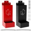 2 Pcs Hangable Chicken Feeder Oyster Shell Hen Feeder Large Capacity farm Poultry Food Grain Dispenser feeding watering supplies