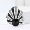 Creative Alloy Rhinestone Shell Modeling Brooch Cartoon Marine Life Men'S And Women'S Clothing Brooch Ornament Pin