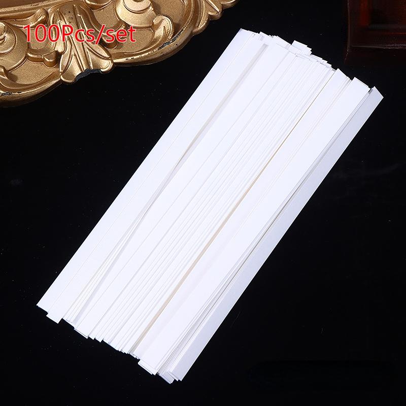 100pcs 115*15mm 155x35mm 60x20mm Perfume Aromatherapy Essential Oils Tester Strips Fragrance Disposable Paper Strips Test Paper