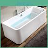Tapis de Matelas Baignoire Antidérapant Pad Spa Mousse PVC Respirant Couches Maille 3D Coussin de Bain avec Oreiller Oreiller Baignoire Corps Entier