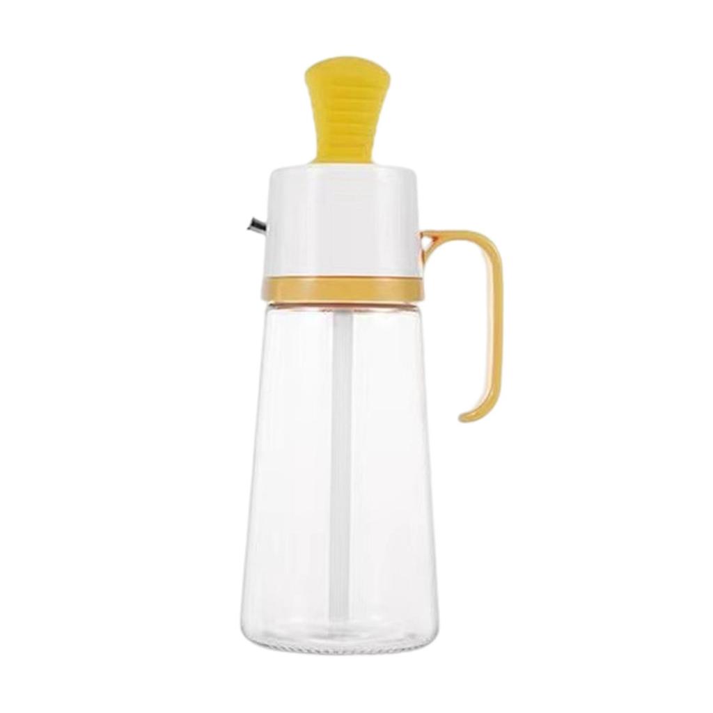 , Reusable Non-Slip Handle, 550ml Refillable Sauce Dispenser for Kitchen, Restaurant, Restaurant