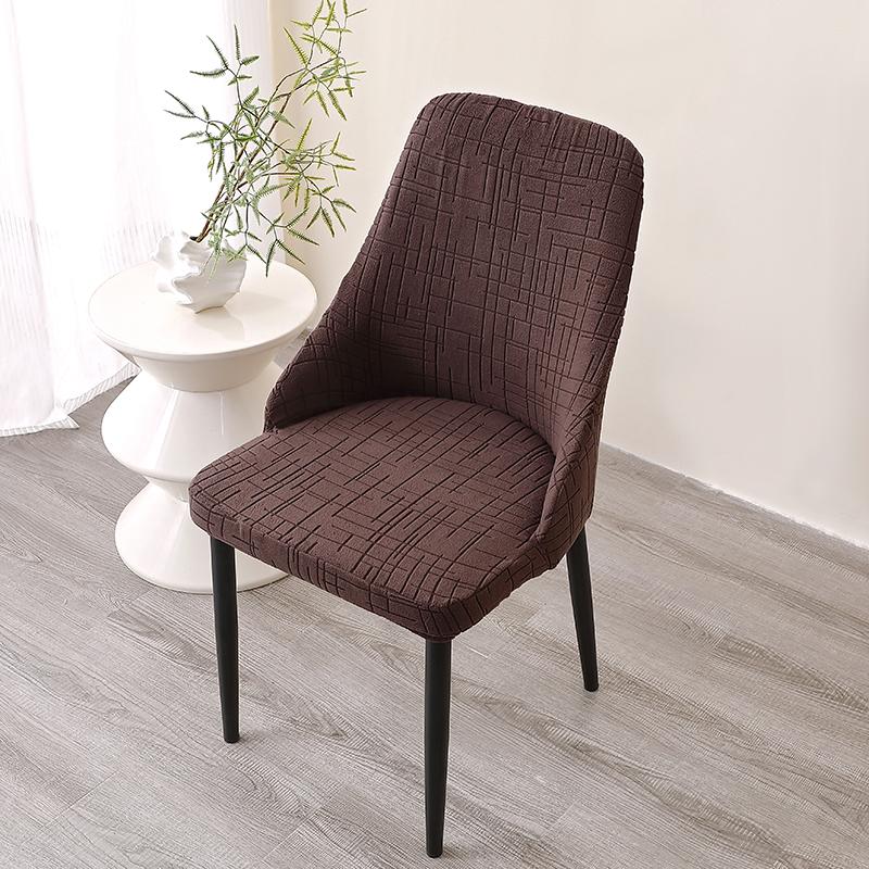 

Solid Color Small Arm Chair Chair Cover Anti-dirty Dining Chair Slipcover Kitchen Seat Cover for Wedding Fundas Para Sillas 1PC