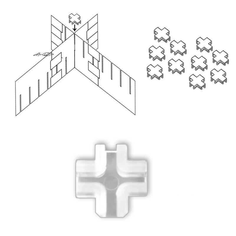 4/15Pcs Drawer Dividers With Fixed Buckles, DIY Adjustable Underwear Cosmetics Office Utensils Drawer Dividers