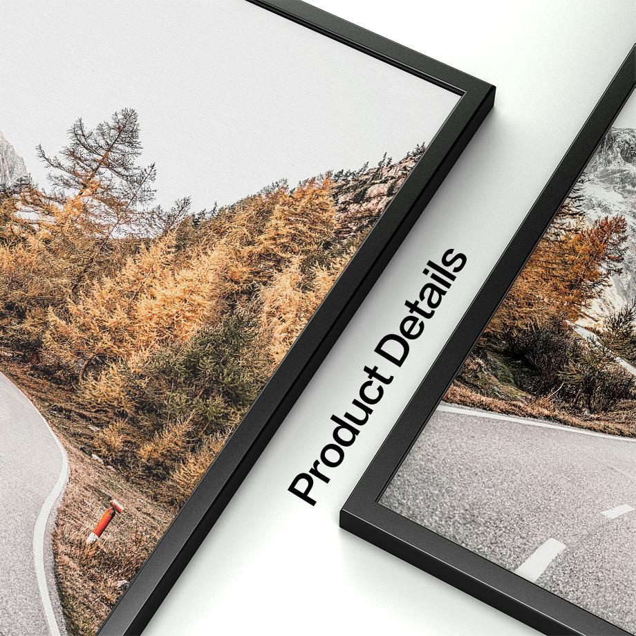 Autumn Hill Forest Road Dýňová květina Nástěnná malba na plátně Severské plakáty a tiskoviny Moderní obrazy pro výzdobu obývacího pokoje