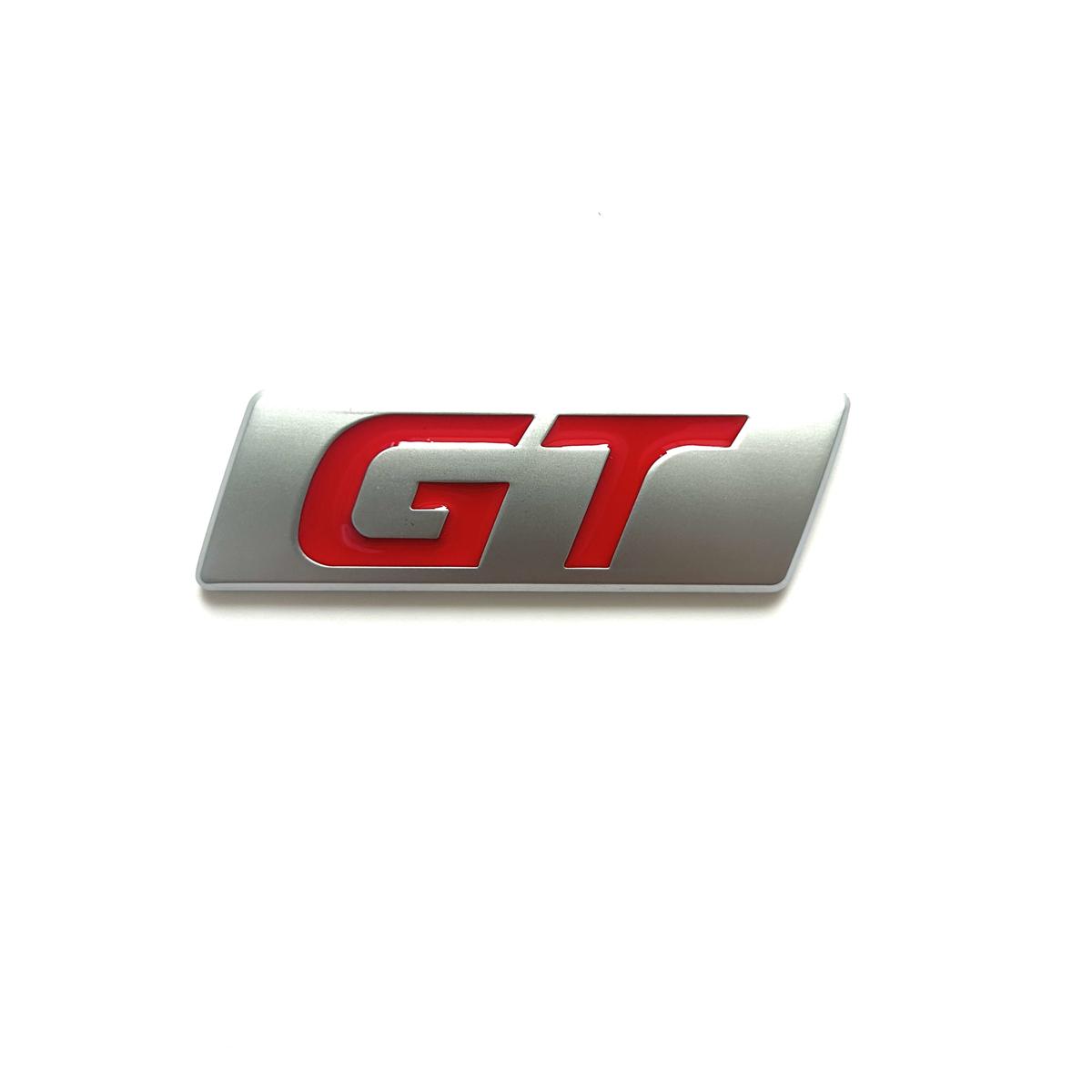 ASHRCR1 GT Car Sticker Badge Emblem Decals for Peugeot Hyundai GT BMW X6 X5 KIA Forte Optima Picanto Stinger Renault Ford Focus Mondeo