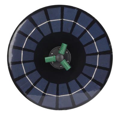 LED RGB Solar Springbrunnen Teichpumpe Schwimmende Wasserpumpe Landschaftsbrunnenpumpe für Gartendekoration