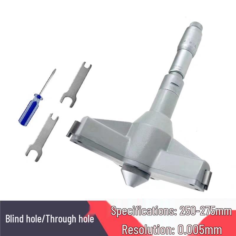 High Precision Three-Point Inside Micrometer, 0.001mm Accuracy for Inner Holes