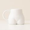 Butt Body Shape Coffee Mug Porcelain Tea Cup Funny 3D Water Cup  Home Decoration