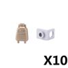 Military Building Blocks Accessories Military Backpack Color Printed  Coat Camouflage Body Armor Gift Boy Toy Mini Bricks
