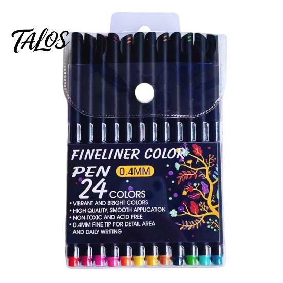 Canetas Fineliner de Precisão Caneta de Ponta Fina, Ponta de Agulha Ultrafina de 0,4 mm, Tinta à Base de Água à Prova d'Água de Secagem Rápida Conjunto de Marcadores para Desenho, para Profissional